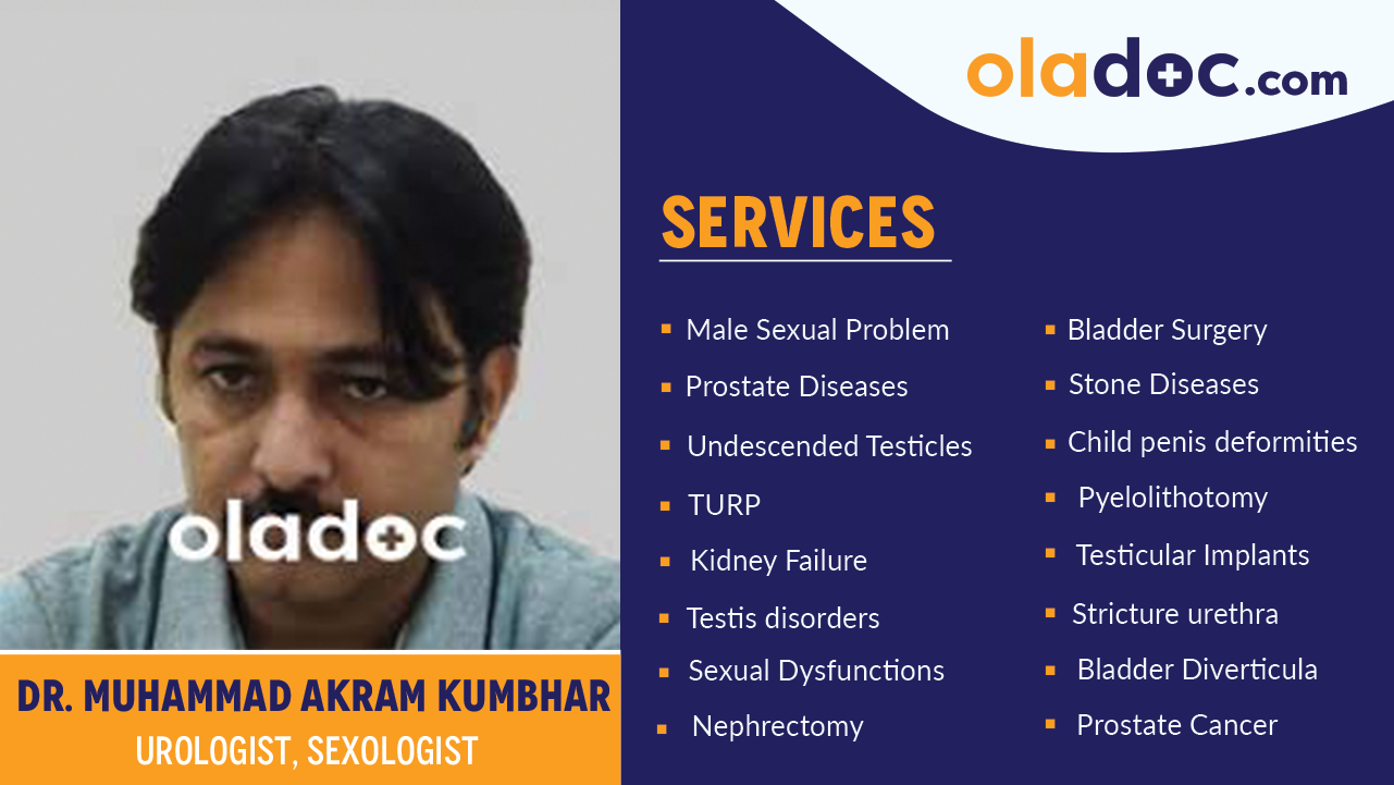 Services provided by Dr. Muhammad Akram Kumbhar
